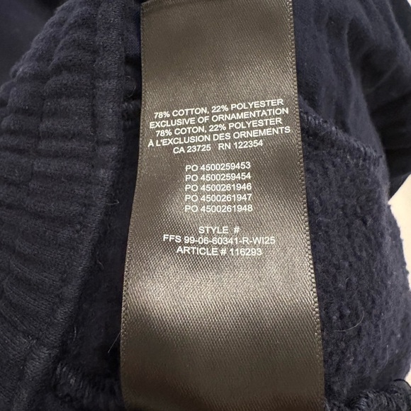 Aritzia Dark Blue Track Pants - Picture 5 of 5